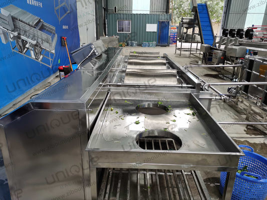 Máquina de lavar legumes com três reservatórios de várias funções para cozinhas ocupadas
