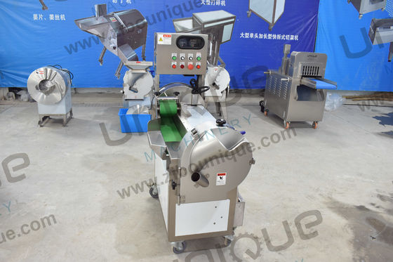 Mercado de retalho Máquina de corte de cinturão transportador de vegetais removível de aço inoxidável com cinturão